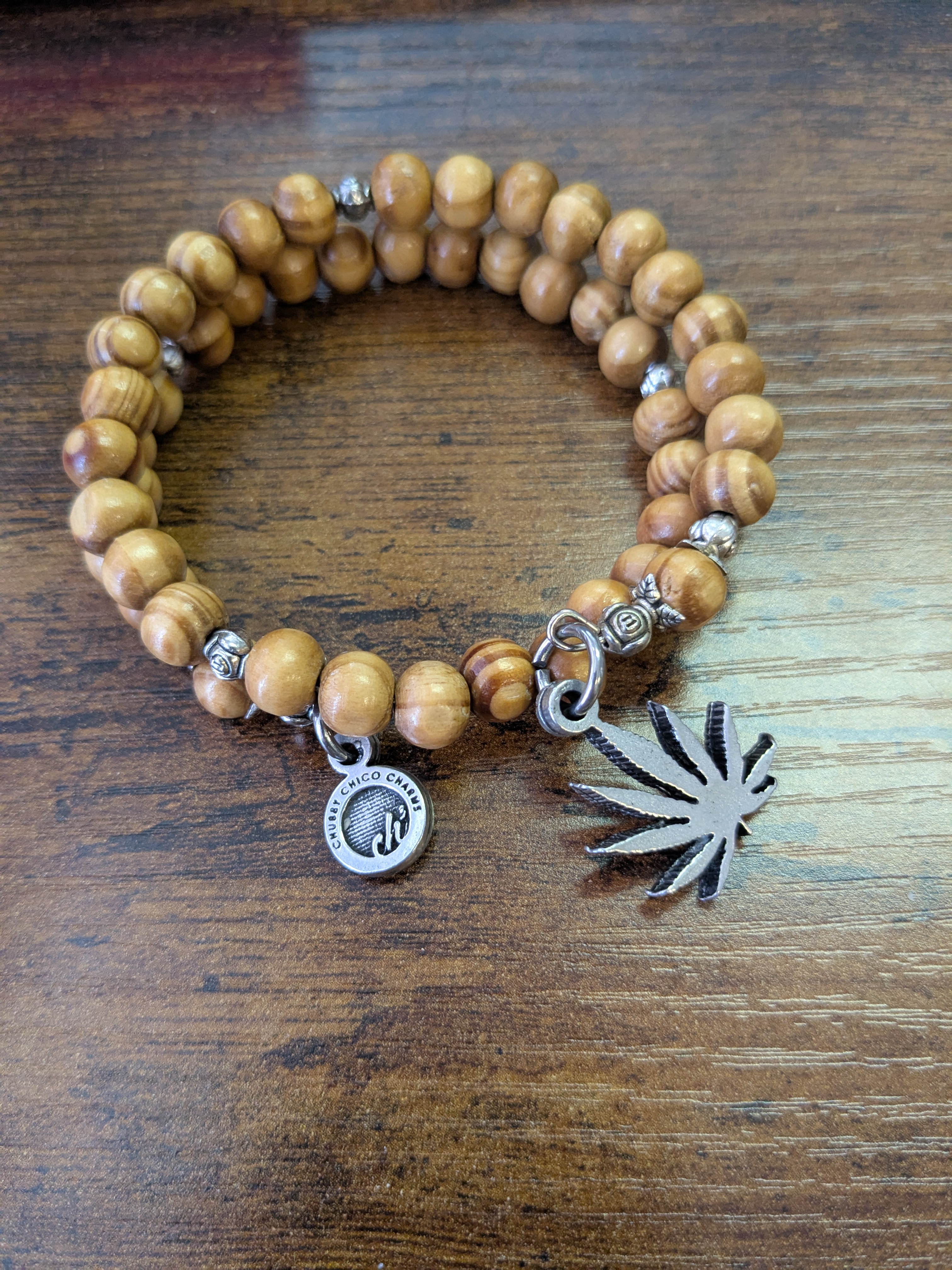 Photograph of product: Bracelet | Oui'd Leaf | Wrap Style | Chubby Chico Charms