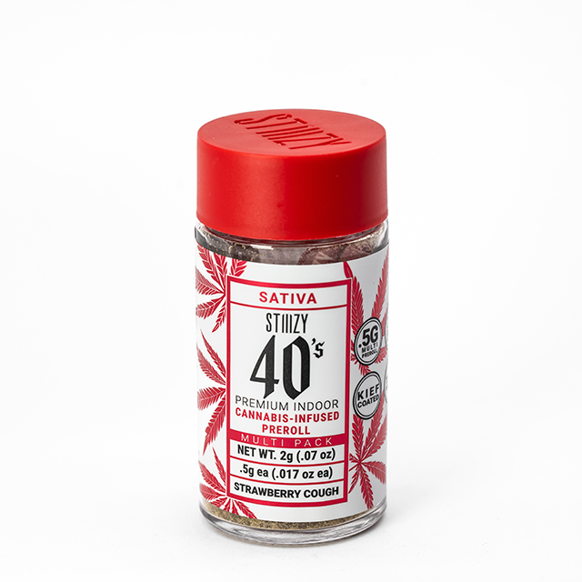 Photograph of product: Strawberry Cough Infused Pr 4 Pack 0.5g {430}