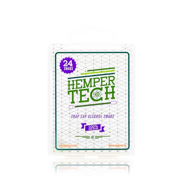 Photograph of product: Hemper Tech Snap Cap Alcohol Swabs 24pk