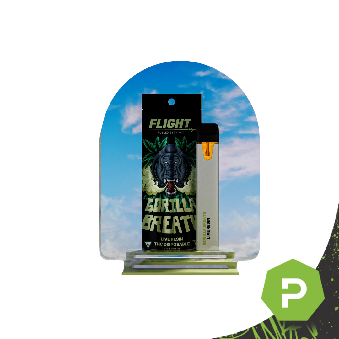 Photograph of product: Flight Live Resin Disposable | Gorilla Breath