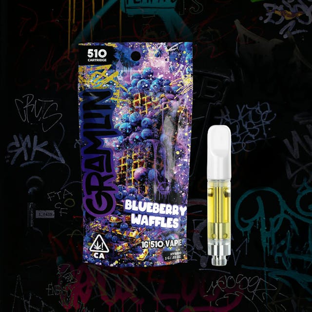 Photograph of product: Blueberry Waffles | 1g Cartridge