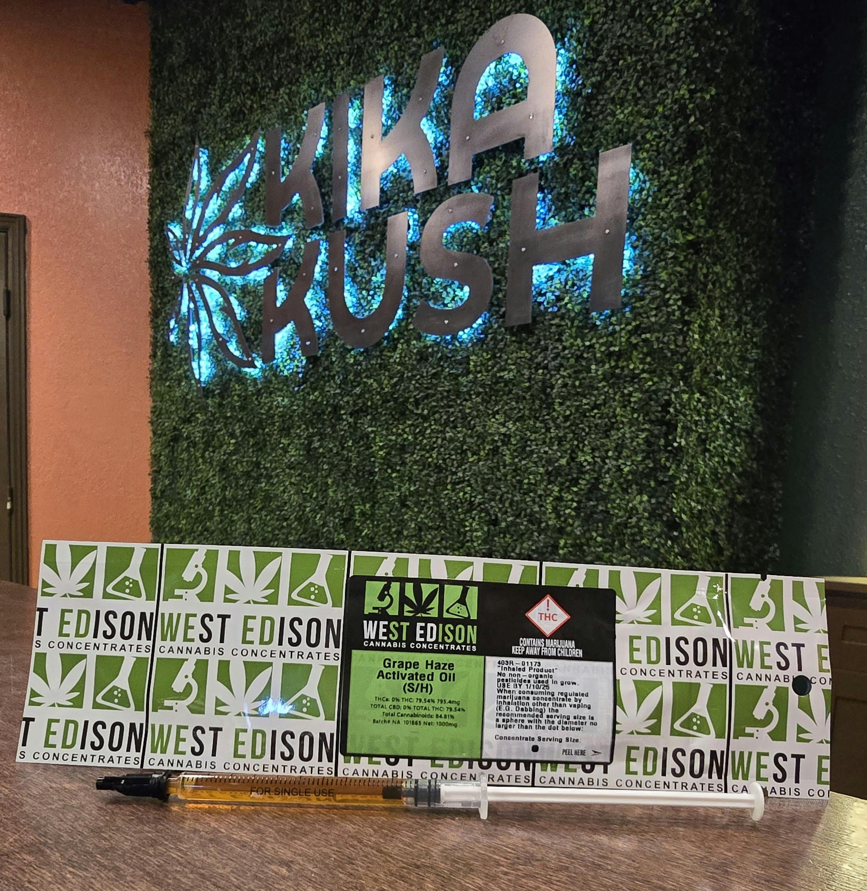 Photograph of product: West Edison - RSO - Orange Kush - 1000mg