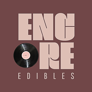 Photograph of Product: Encore Gummies 100mg 10pk RSO Black Cherry