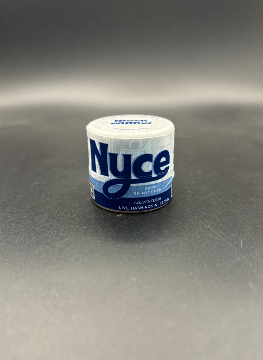 Photograph of product: Nyce - Rosin Jar - Black Widow - 1g
