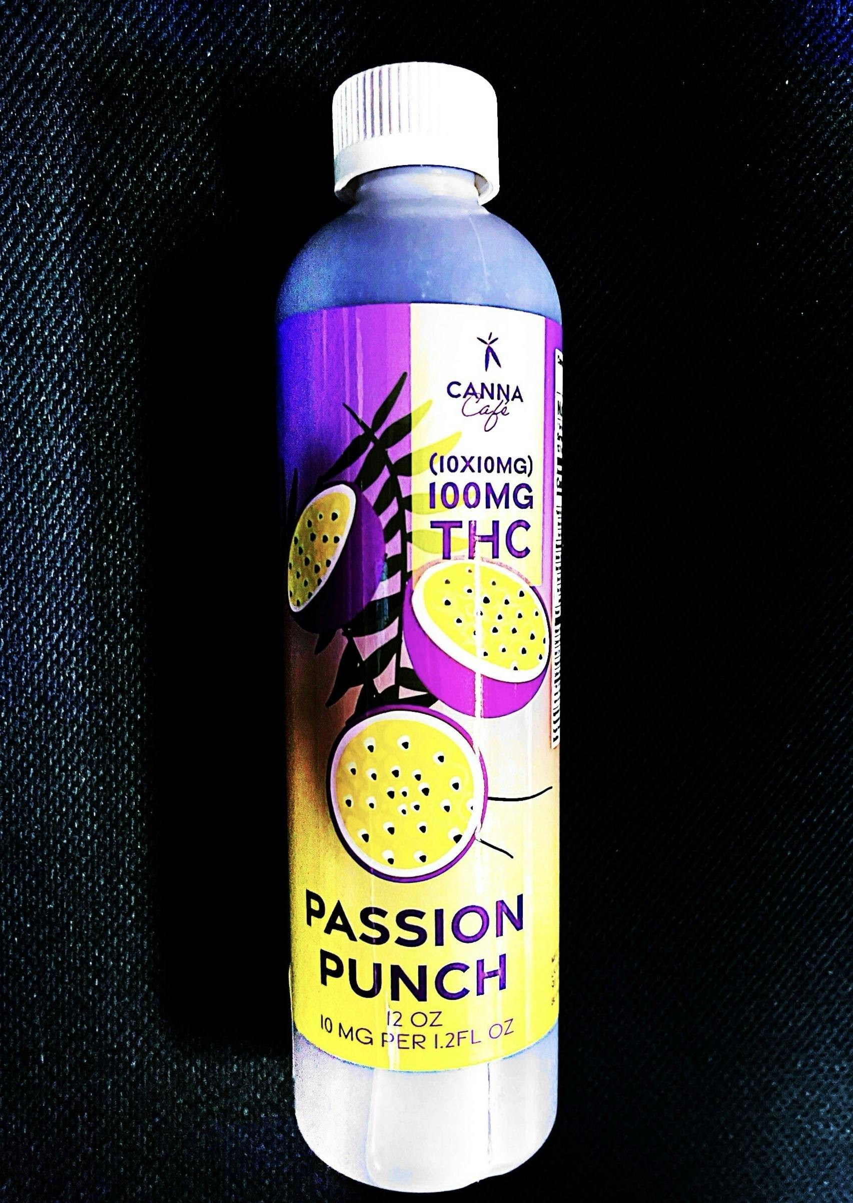 Photograph of product: Minerva - Passion Punch Drink - 12 oz - 100 mg (Hybrid)