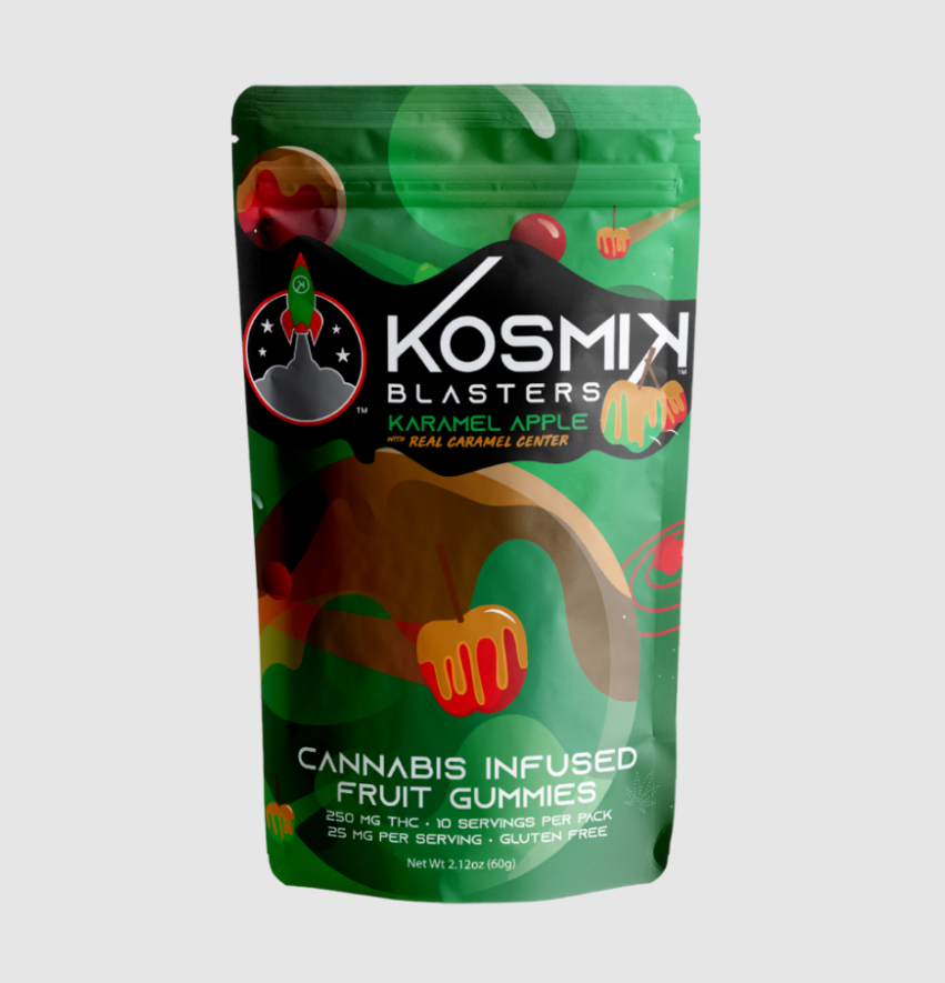 Photograph of product: Kosmik - Specialty Blaster | Karamel Apple 100MG Edibles