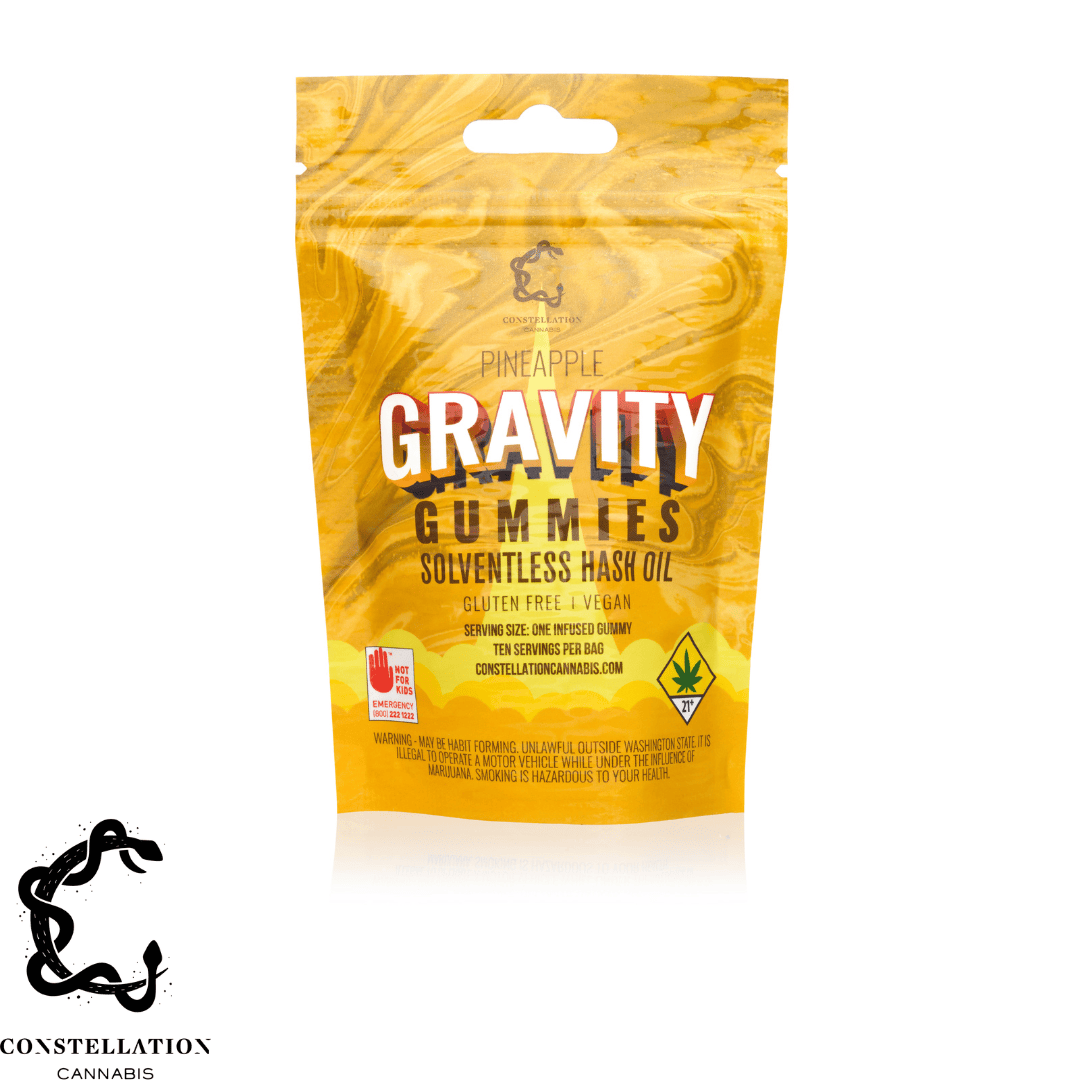 Photograph of product: 1:1:1 CBG Pineapple Gravity Gummies
