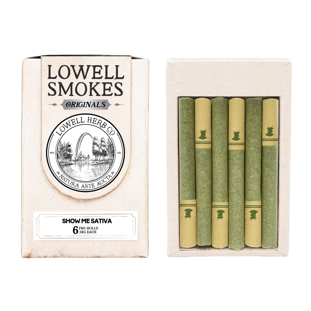 Photograph of product: Lowell Originals | The Show Me Pre-Roll 6pk