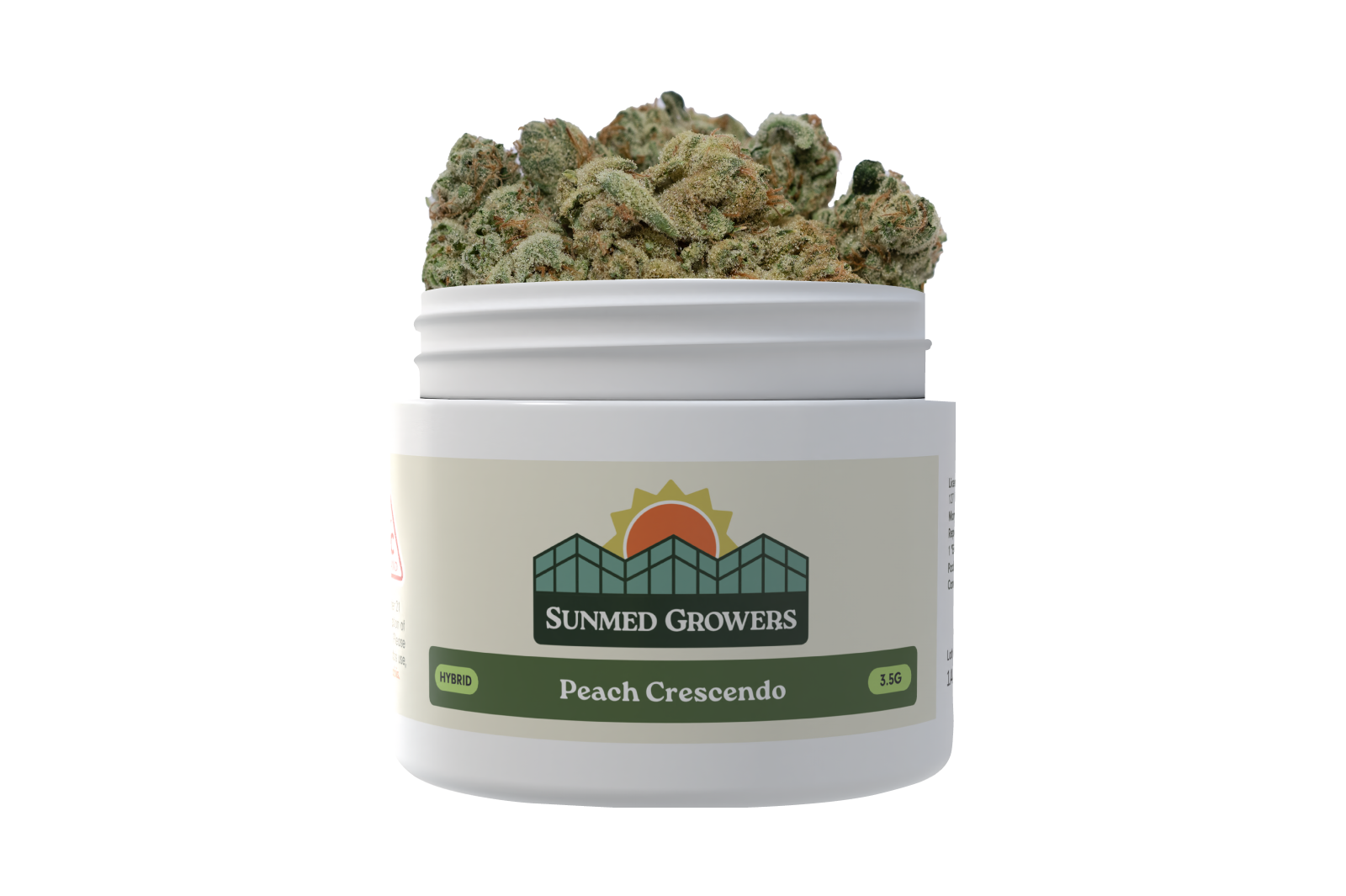 Photograph of product: Peach Crescendo 3.5g - SunMed (Pre-Pack)