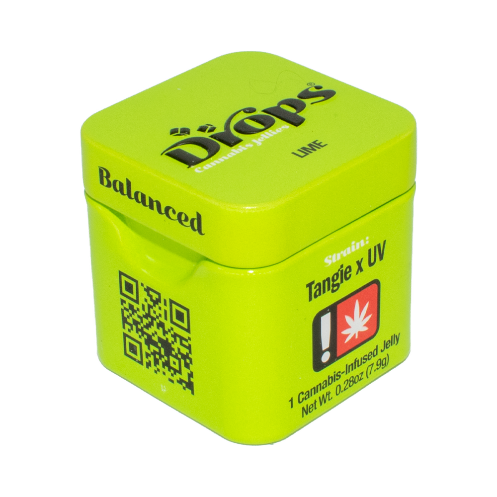 Photograph of Product: Lime Gummy Single Hybrid 100MG