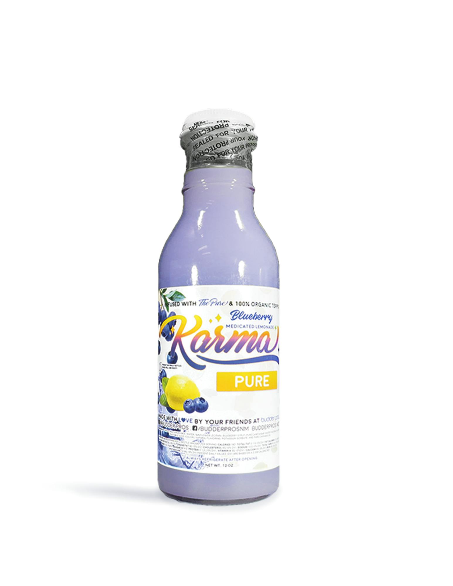 Photograph of product: Karma Lemonade|Blueberry|100mg
