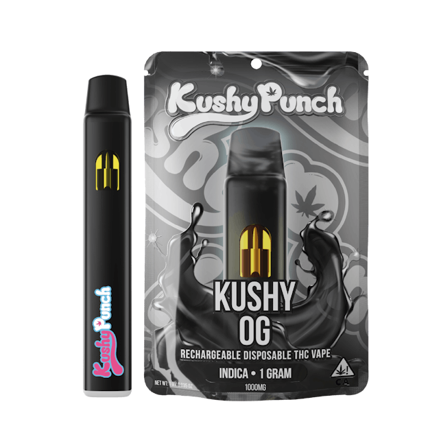 Photograph of product: Kushy Og | 1g Disposable - 