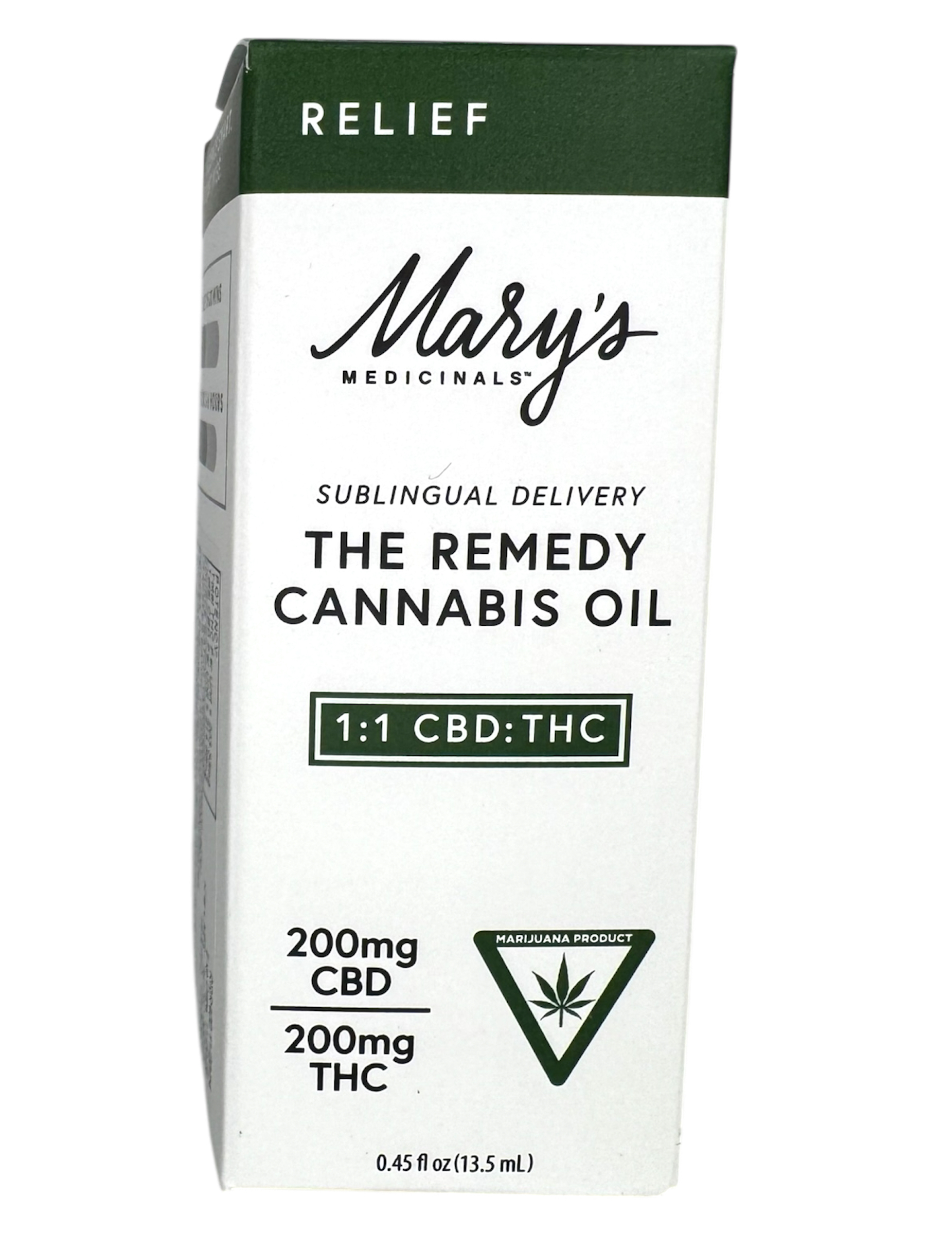 Photograph of product: 200mg Relief Tincture 1:1 Thc:Cbd