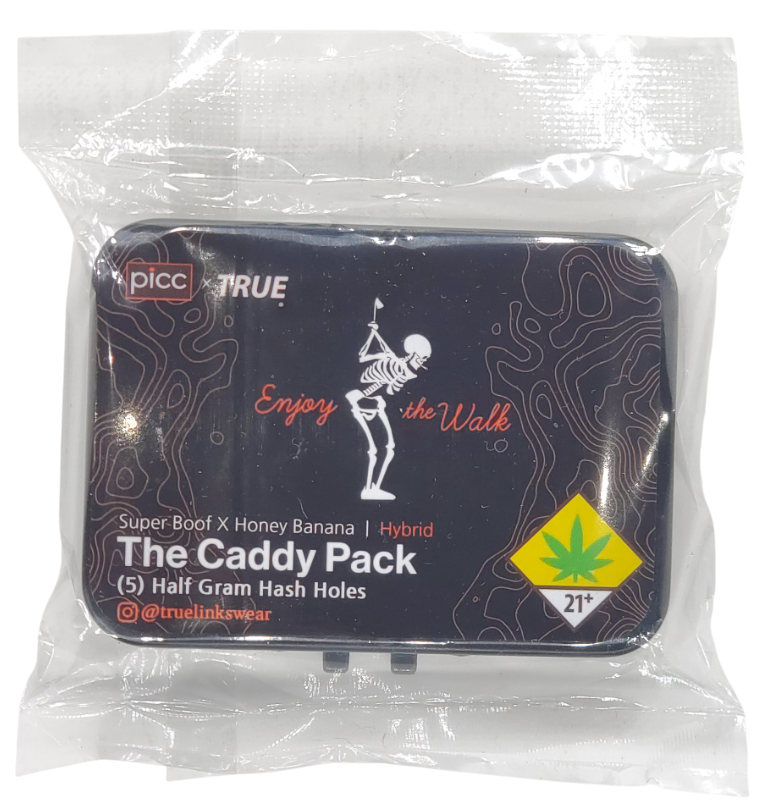 Photograph of product: Caddy Pack IPR Pack Super Boof (Soulshine) & Honey Banana (Ice Queen) 5 x 0.5g