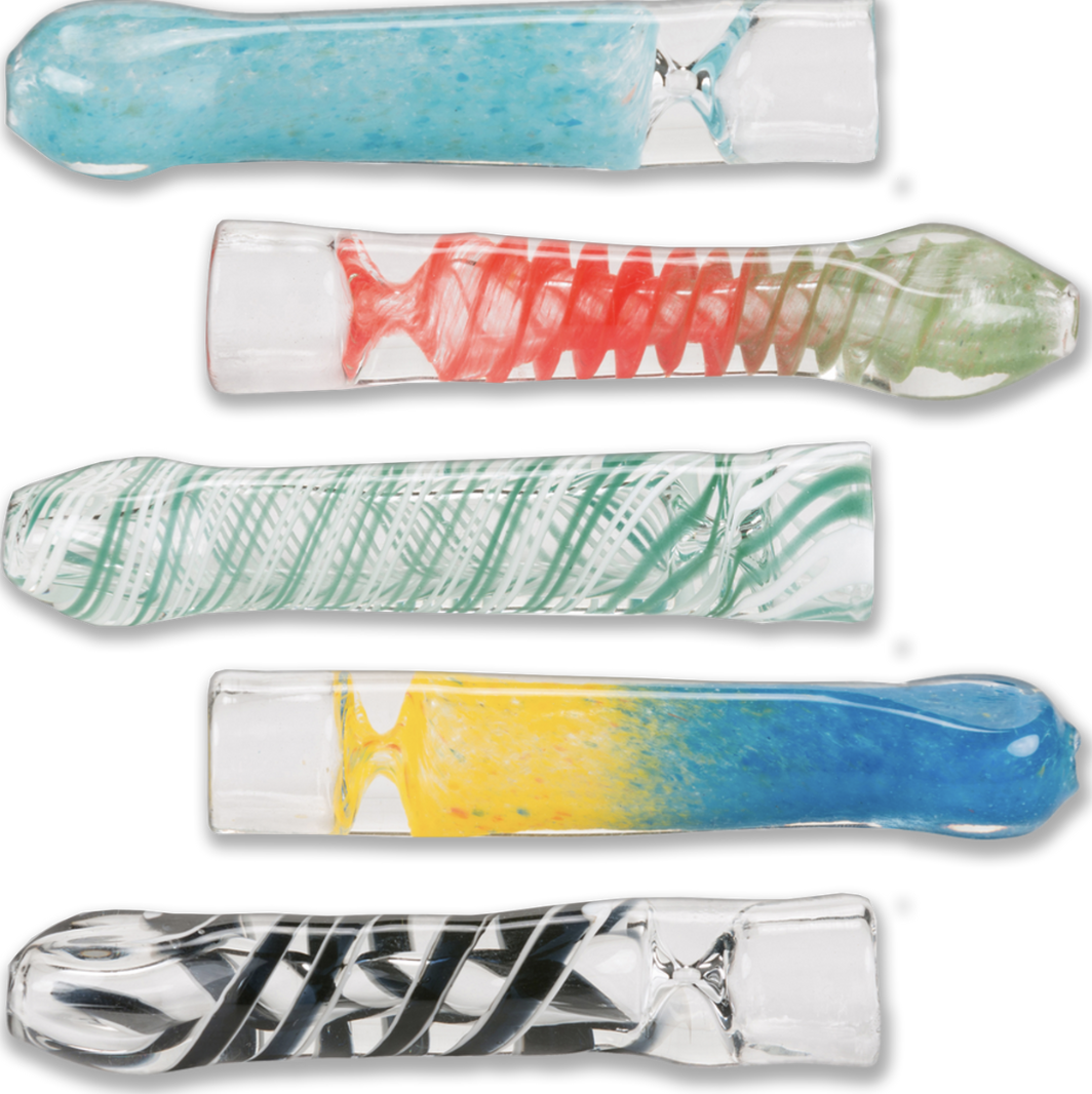 Photograph of product: Assorted Glass Chillums