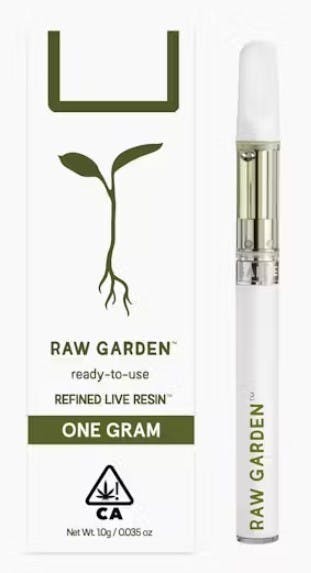 Photograph of product: Raw Garden - Sour Apple - Ready To Use (1000mg)