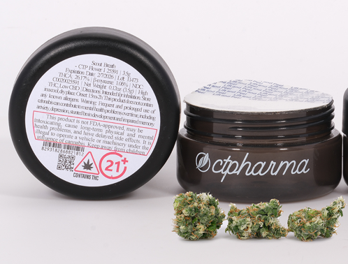 Photograph of product: Scout Breath - CTP Flower I 25591 - 3.5g