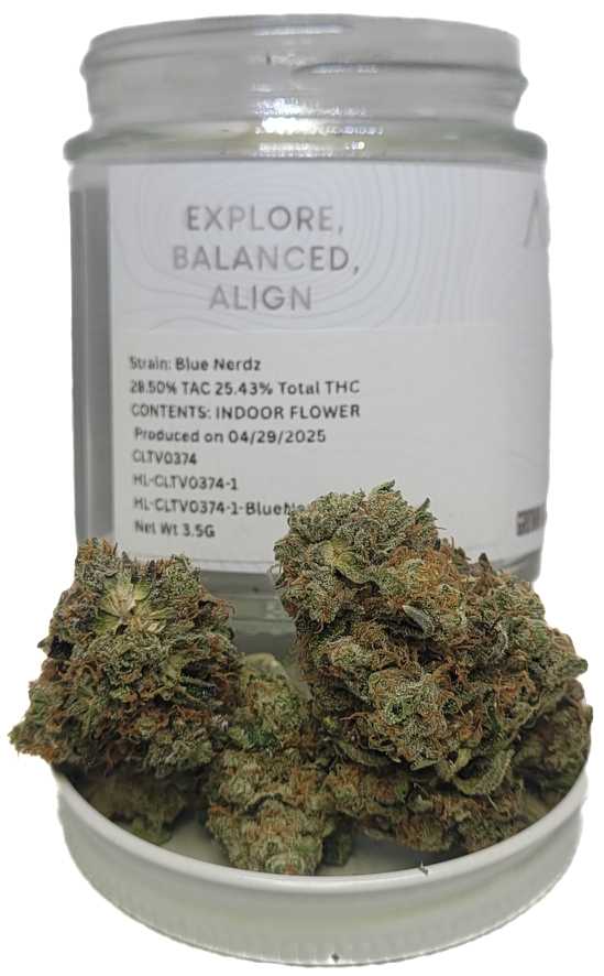 Photograph of product: Blue Nerdz Jar | Astro Labs - 3.5g