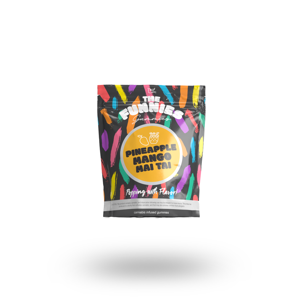 Photograph of product: Gummy Funnies Pineapple Mango Mai Tai [10pk] | 50mg