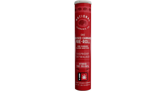 Photograph of product: National Oui'd Co Fruit Terpene Infused PreRoll | Oui'd | Blood Orange Gelato