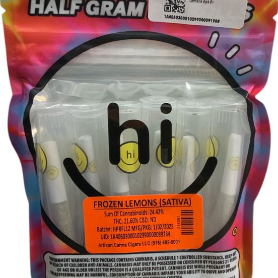 Photograph of product: HI-Canna - Frozen Lemons 6pk Pr - 