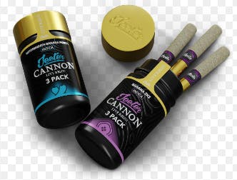 Photograph of product: Jeeter Cannon - Monster Glue 1.5g 3pck Live Resin Prerolls
