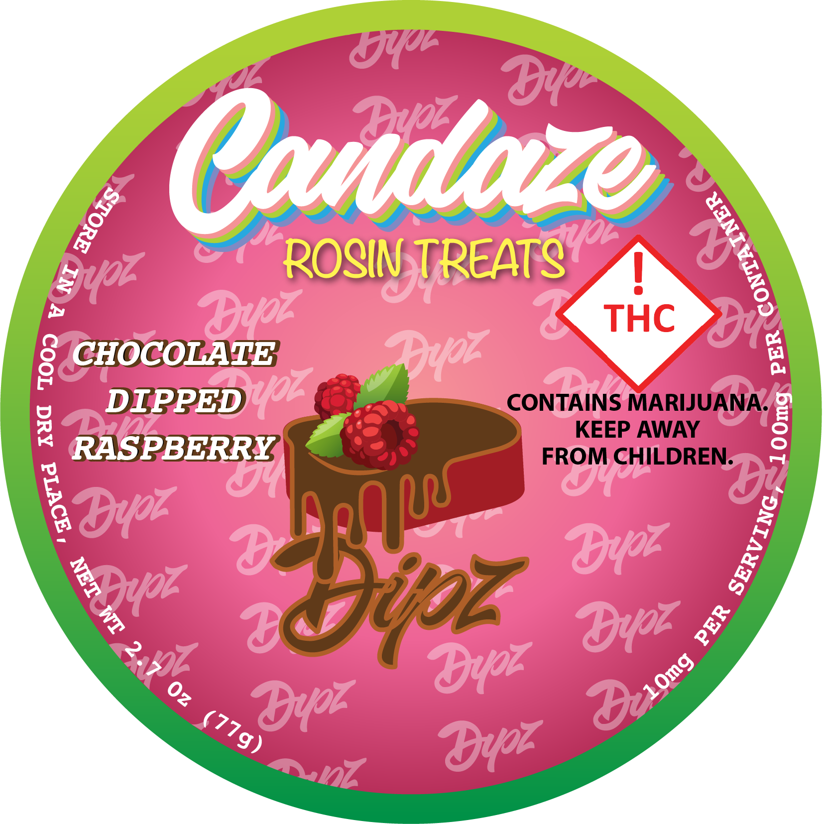 Photograph of product: Candaze - Dipz - - Chocolate Raspberry (H)