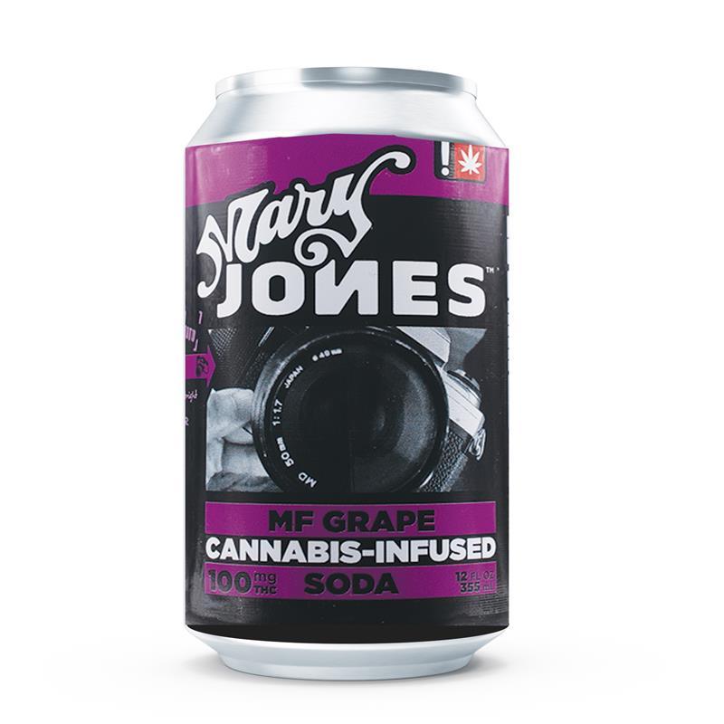 Photograph of product: Mary Jones Soda: MF Grape