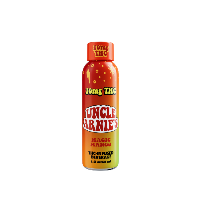 Photograph of product: UNCLE ARNIE'S Drink 100mg: Magic Mango