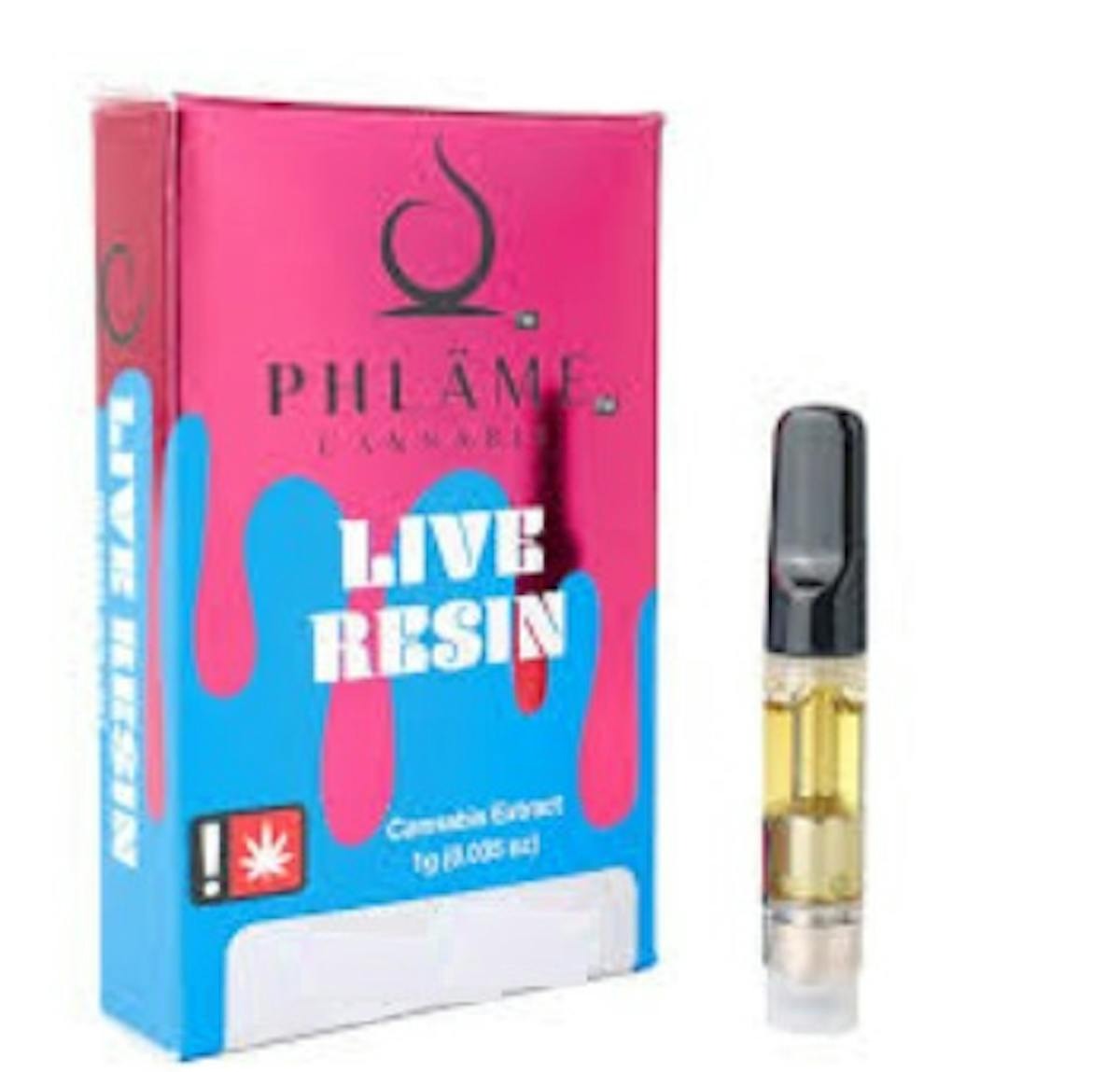 Photograph of product: Live Resin Cartridge | Blue Fire | 1g