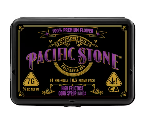 Photograph of product: Pacific Stone High Fructose Corn Syrup Oui'd Pre-Rolls x14PK 7G
