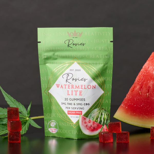 Photograph of product: Sugar Free Watermelon Gummies (100mg)