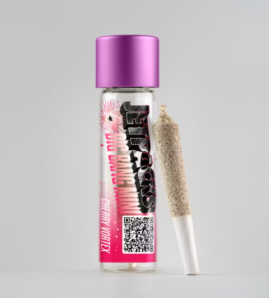 Photograph of product: Jetpacks Big Bang Infused Pre-Roll - Cherry Vortex