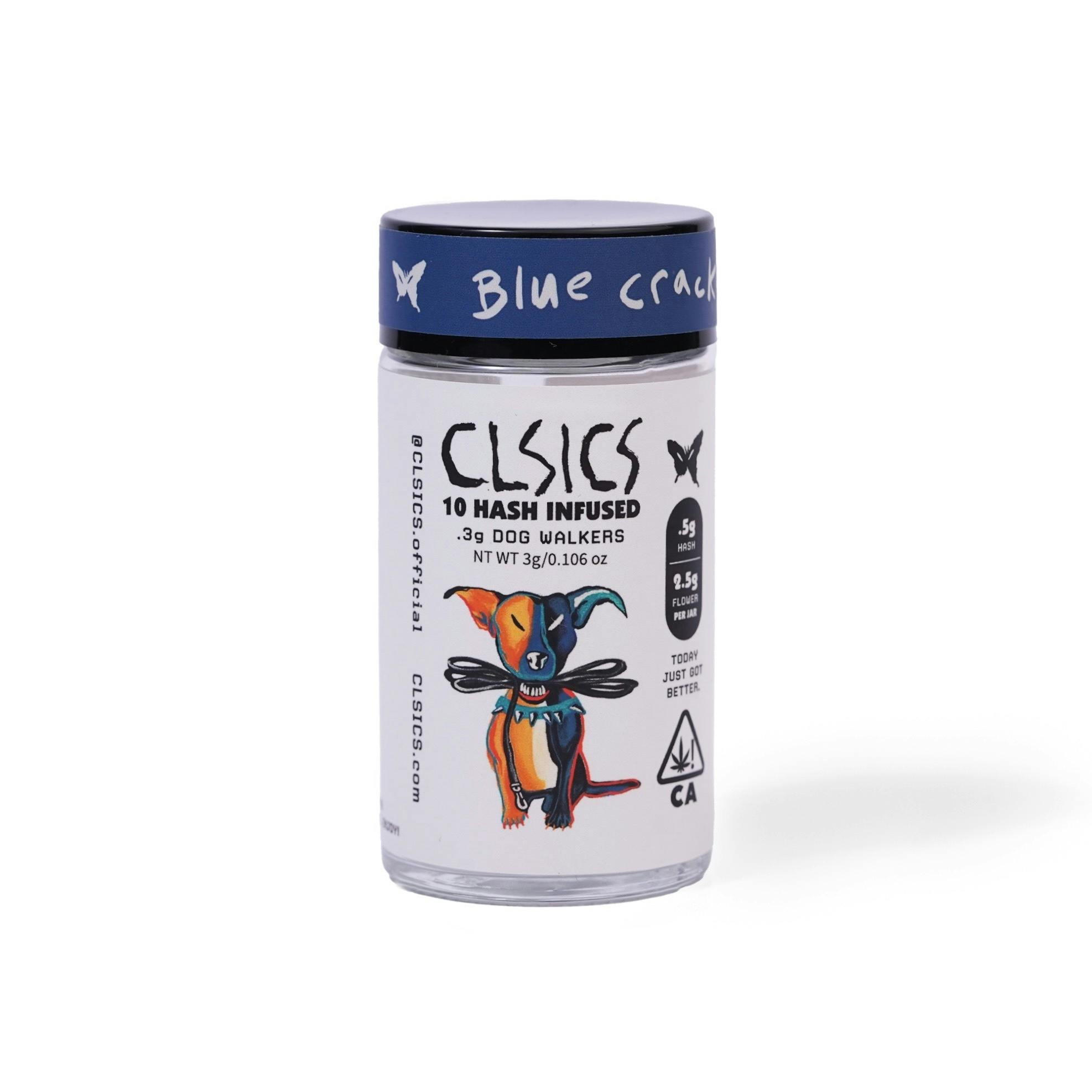 Photograph of product: CLSICS - Blue Crack (Oui'd) au chocolat Infused 10pk Preroll