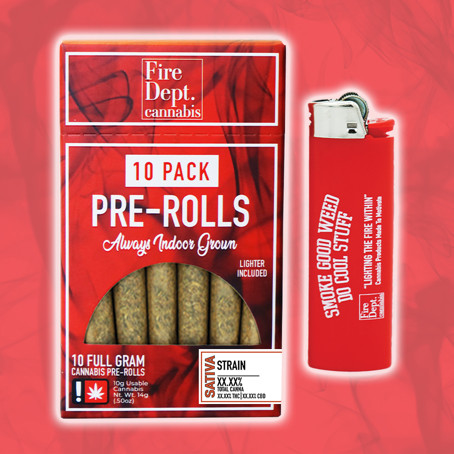 Photograph of Product: 10pk Lemonatti - Preroll Pack - Fire Dept.