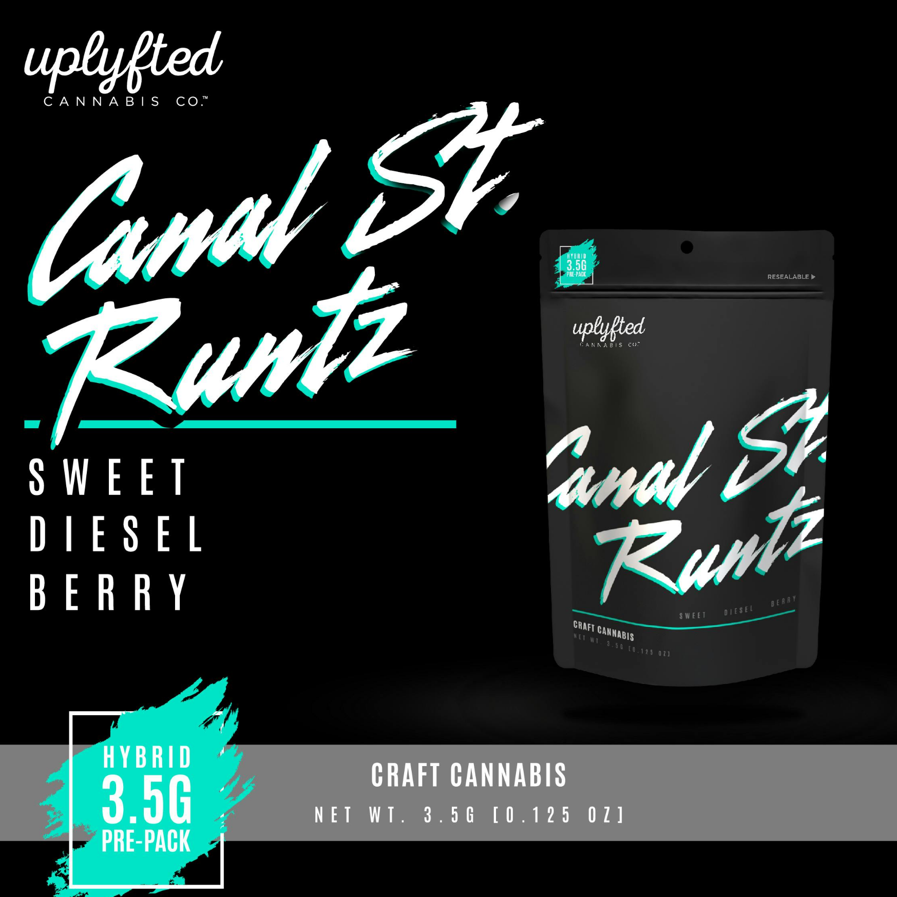 Photograph of product: Uplyfted - Canal St Runtz Pre-Packaged 3.5g | 4/$100