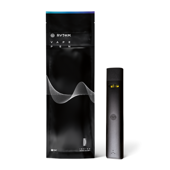 Photograph of product: Rythm | Kosher Kush | Live Sauce Vape Pen | Oui'd
