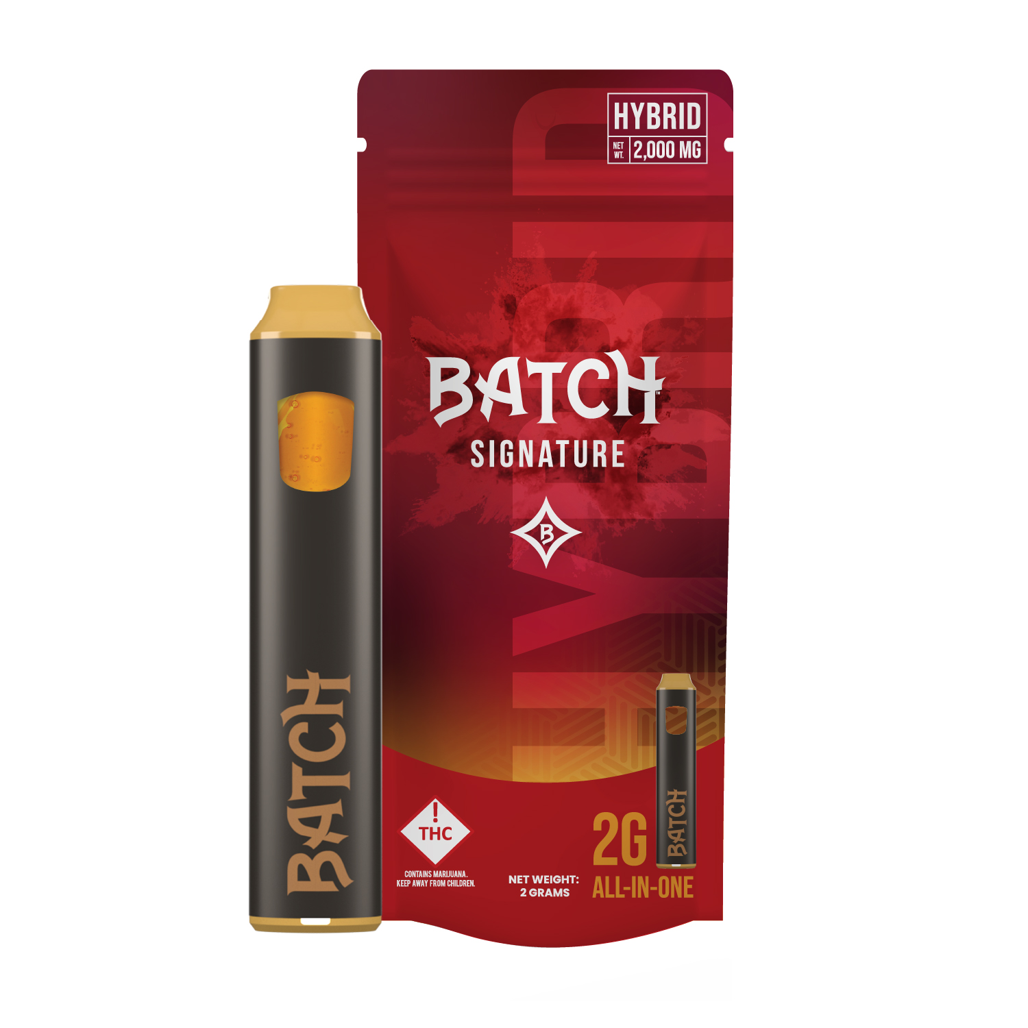 Photograph of product: Batch | AIO | Signature Hybrid | 2 g