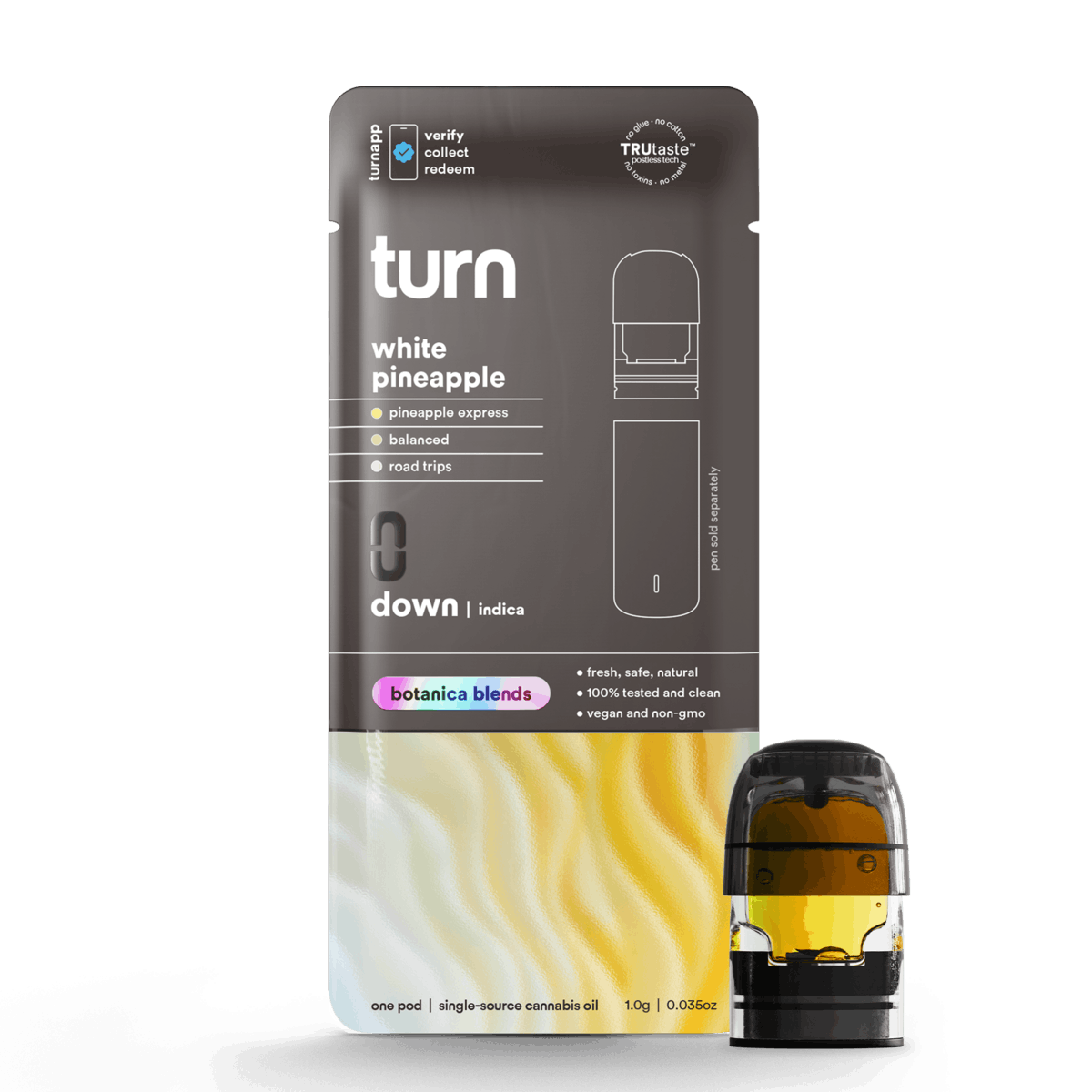 Photograph of product: White Pineapple Down Pod