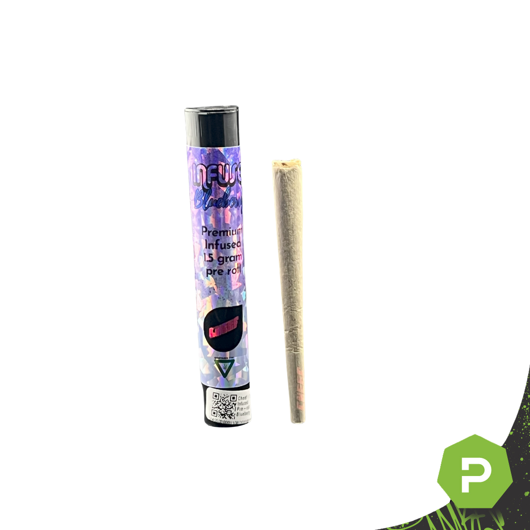Photograph of product: Cheef Infused Pre-roll | Blueberry