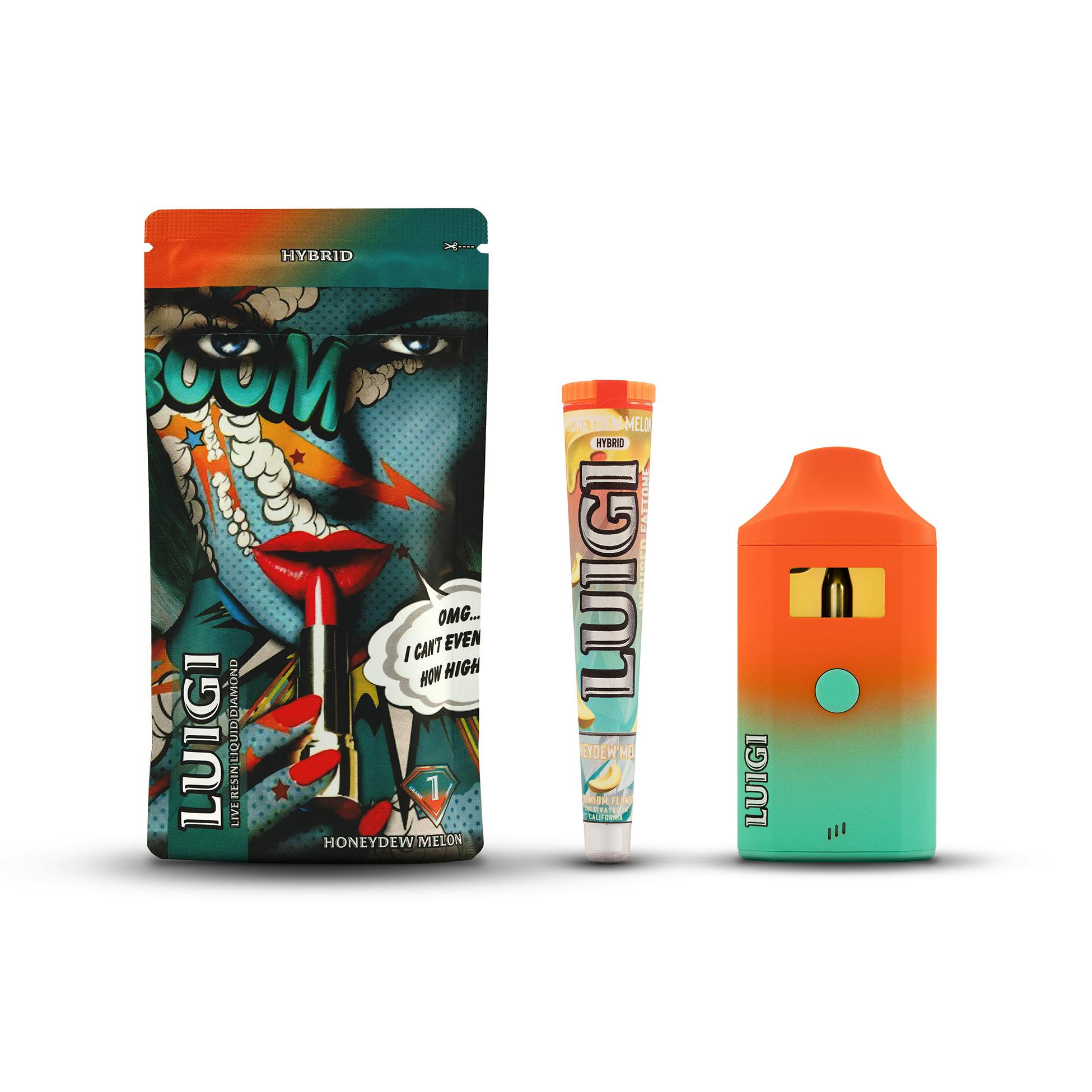 Photograph of product: HONEYDEW MELON - 1G AIO VAPE