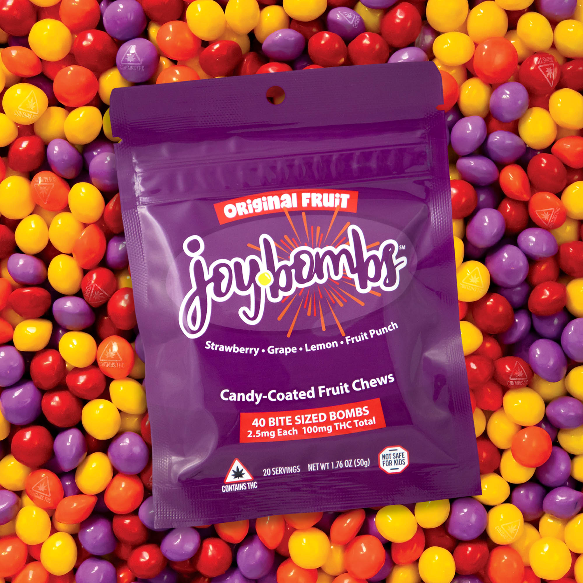 Photograph of Product: Original Fruit - 2.5mg/100mg (40pcs)