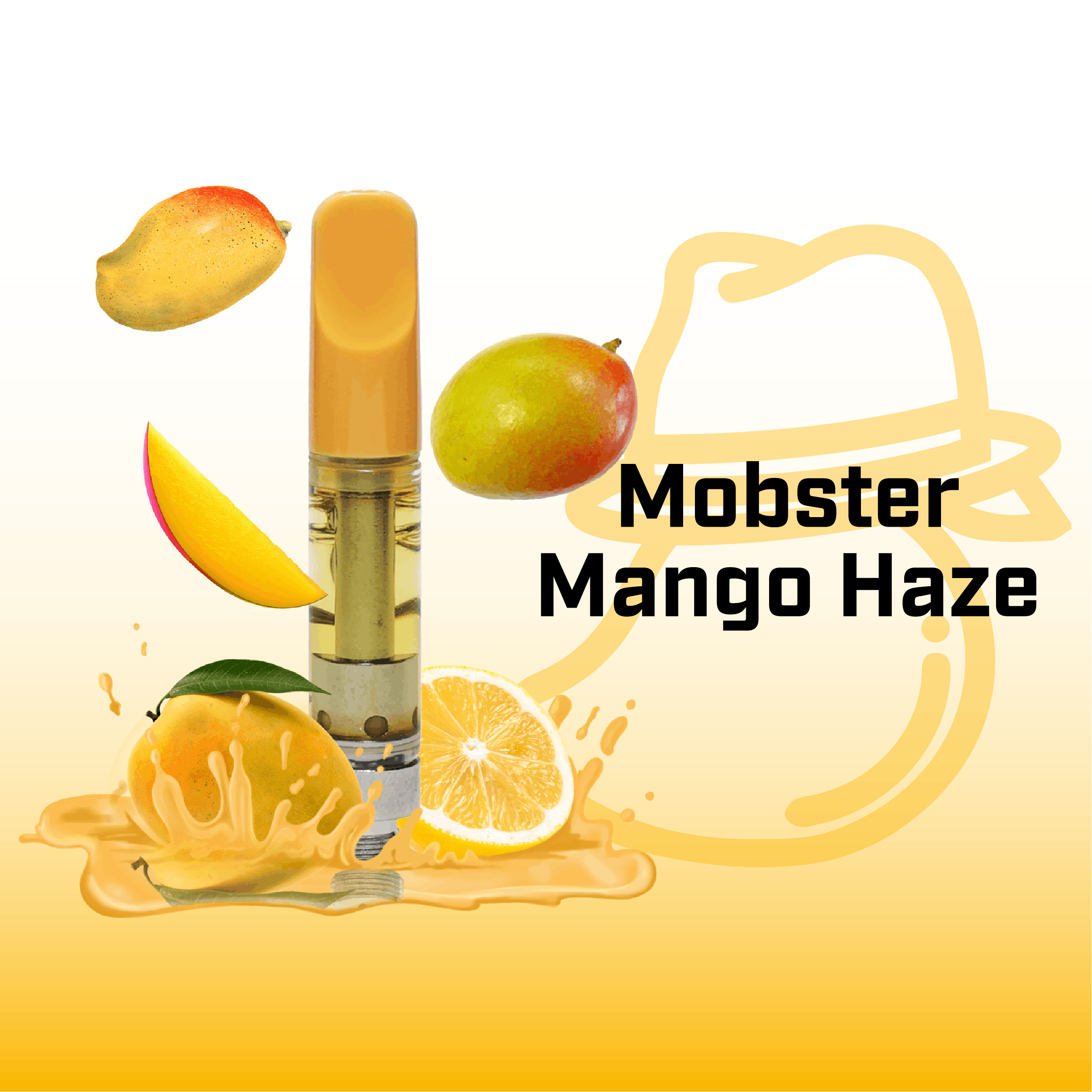 Photograph of product: Nimbus | Mobster Mango Haze | Vape Cartridge | 1g