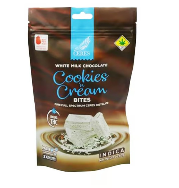 Photograph of product: Ceres Oui'd Cookies & Cream 10pk 100mg
