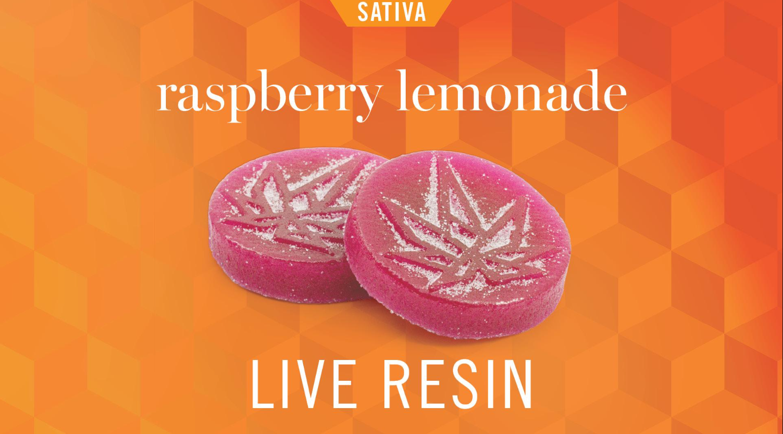 Photograph of product: Raspberry Lemonade | 4pk x 50mg | Live Resin Infused | Levitate