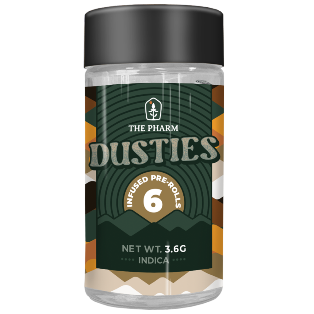 Photograph of product: Dusties - Kief Infused Prerolls 6pk - Watermelon AK (S) (3.6g)