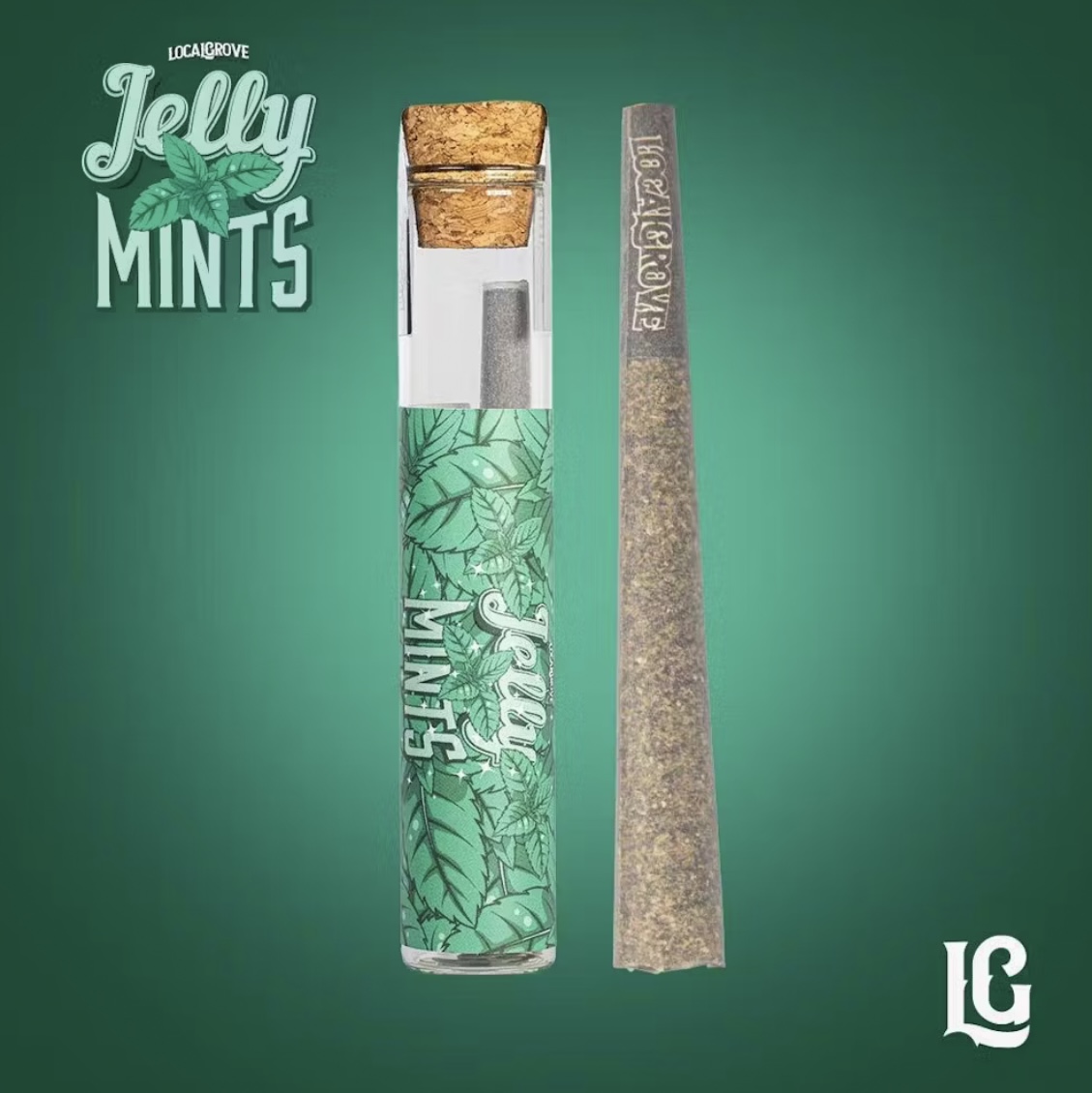 Photograph of product: AU Local Grove: Jelly Mintz Preroll