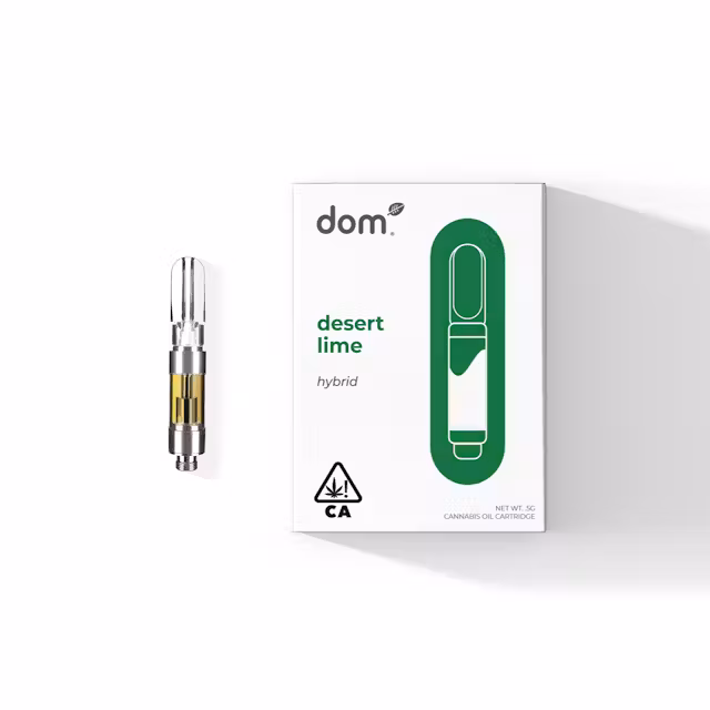Photograph of product: Dom  Desert Lime  510 Vape Cart