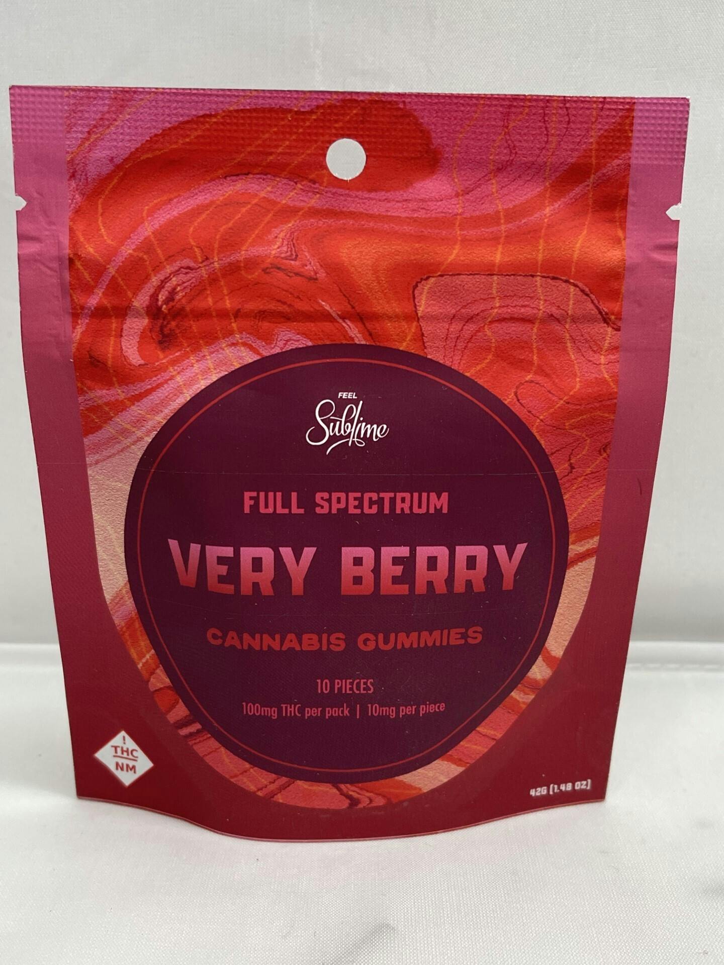 Photograph of product: Full Spectrum Very Berry gummies