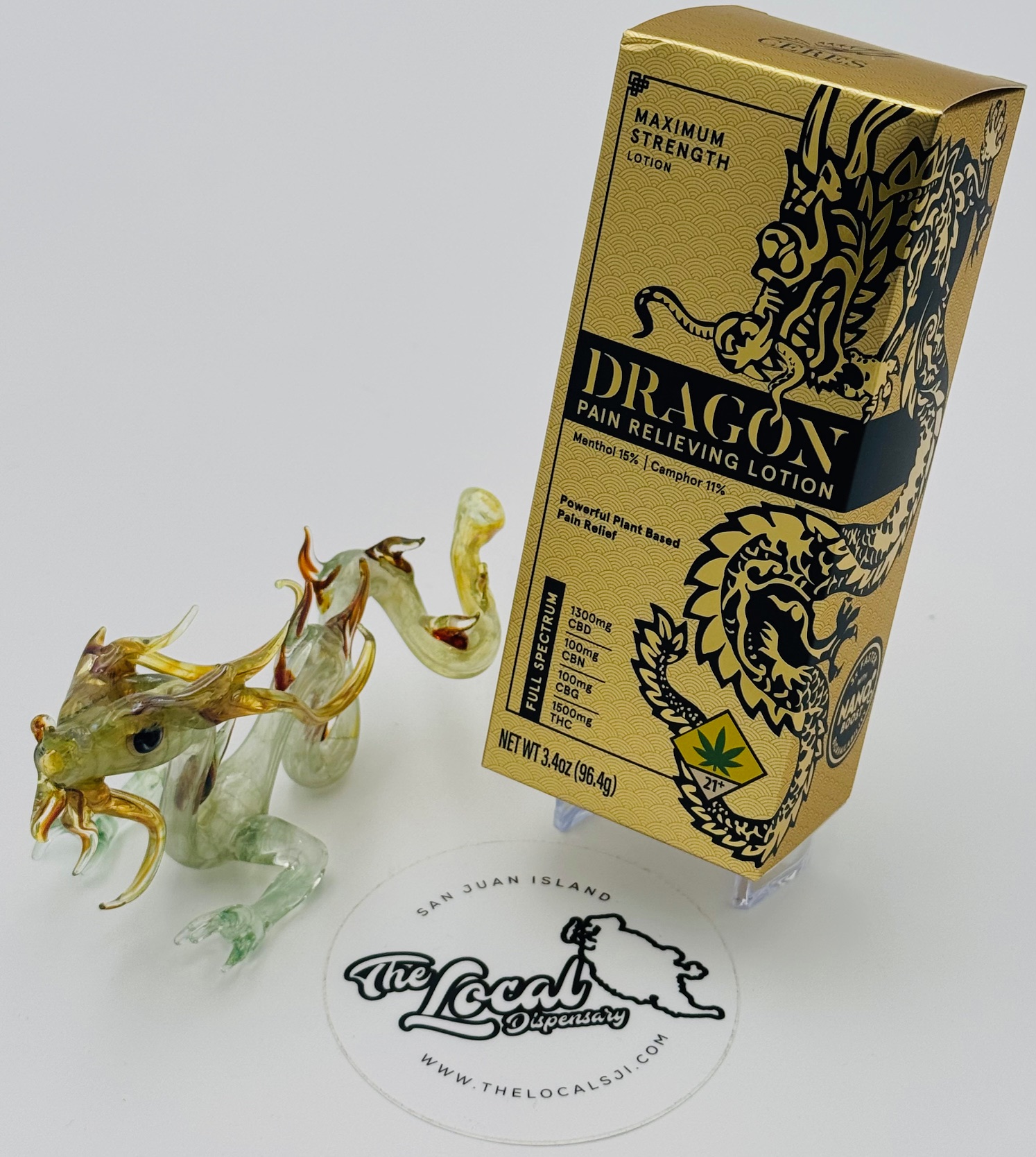 Photograph of Product: Max Strength 1:1 Dragon Balm Lotion 3.4oz